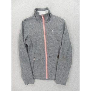Spyder‎ CORE Full Zip Sweater Jacket (Women's Small) Silver